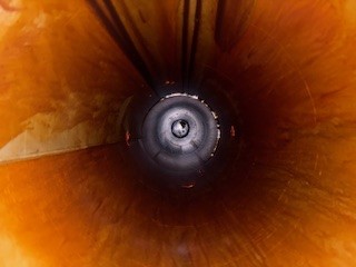 Before pipe cleaning